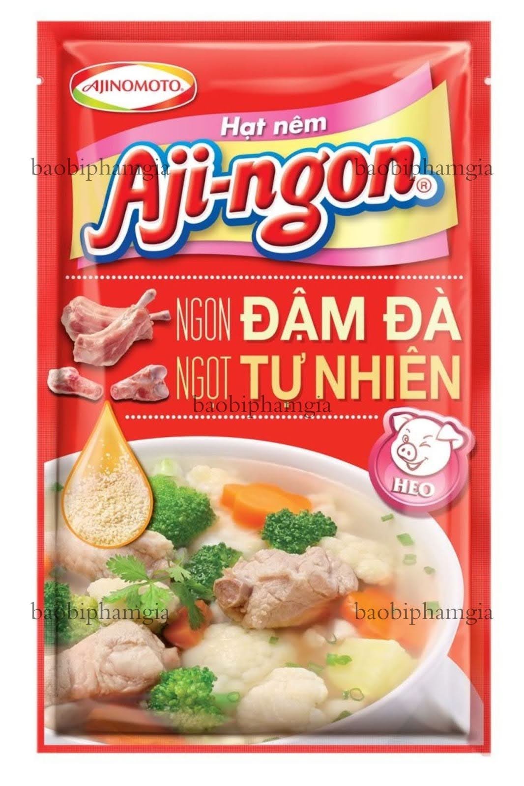 bao bì gói gia vị nấu ăn